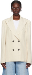 Teurn Studios Off-White Owen Blazer