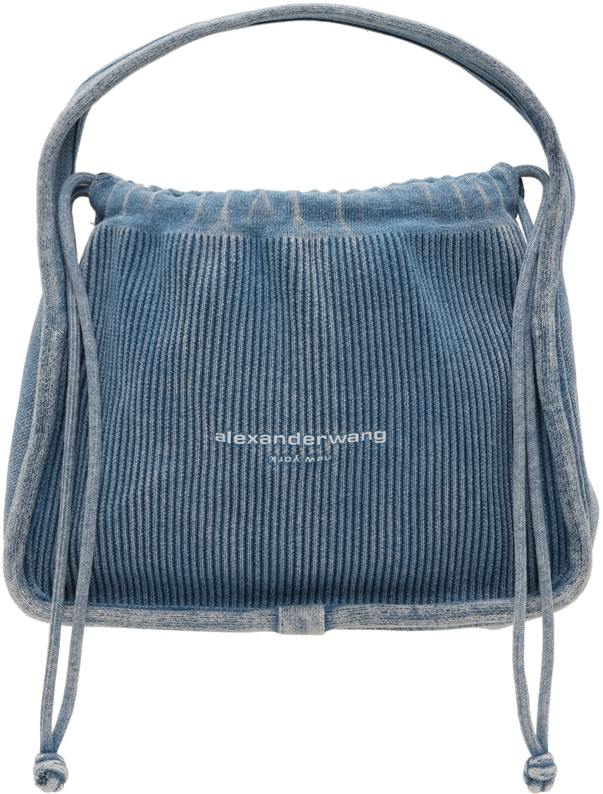 Alexander Wang: Blue Ryan Small Bag | SSENSE