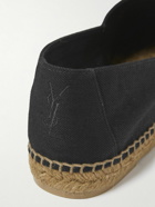 SAINT LAURENT - Canvas Espadrilles - Black