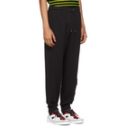 McQ Alexander McQueen Black Patch Dart Lounge Pants