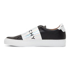 Givenchy Black and Silver Strap Urban Knots Sneakers