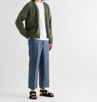 UNDERCOVER - Distressed Knitted Cardigan - Green