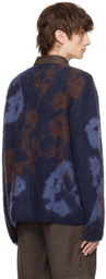 The World Is Your Oyster Navy Floral Cardigan