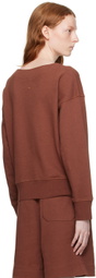 Margaret Howell Brown Round Neck Sweatshirt