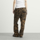 Aries Women's Leopard Tie Dye Straight Sweatpant in Multi