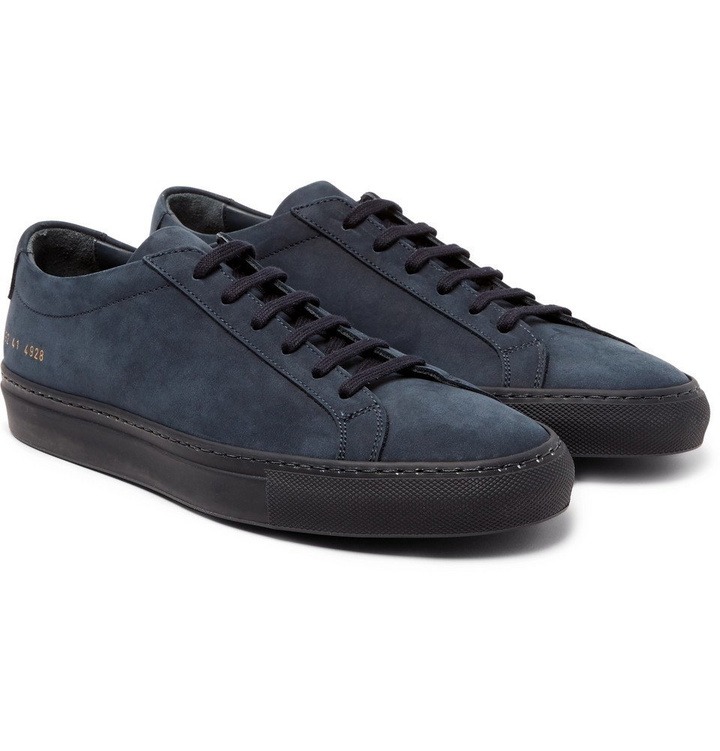 Photo: Common Projects - Original Achilles Nubuck Sneakers - Men - Navy