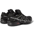 Salomon - Speedcross 4 GORE-TEX Ripstop, Mesh and Rubber Running Sneakers - Black