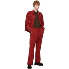 Needles Red Cowboy Track Pants