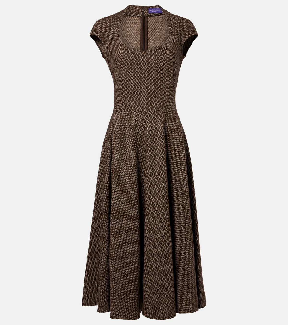 Ralph Lauren Collection Maisey wool, silk, and cashmere midi dress