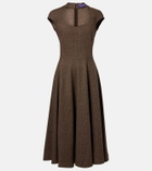 Ralph Lauren Collection Maisey wool, silk, and cashmere midi dress