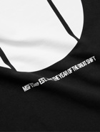 MSFTSrep - Logo-Print Cotton-Jersey T-Shirt - Black
