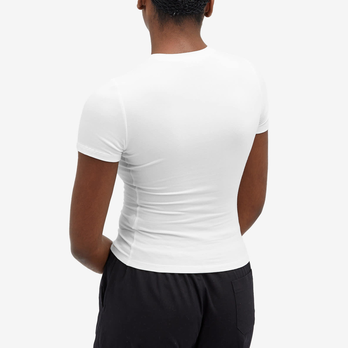 Adanola Women's Short Sleeve Top in White