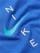 Nike Training - Logo-Print Dri-FIT Cotton-Blend Jersey T-Shirt - Blue