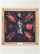 Rubinacci - Samurai Printed Silk-Twill Pocket Square