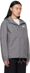 The North Face Gray Antora Rain Jacket