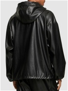 DIESEL - Oval-d Faux Leather Hooded Jacket