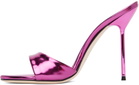 Paris Texas Pink Lidia Mules