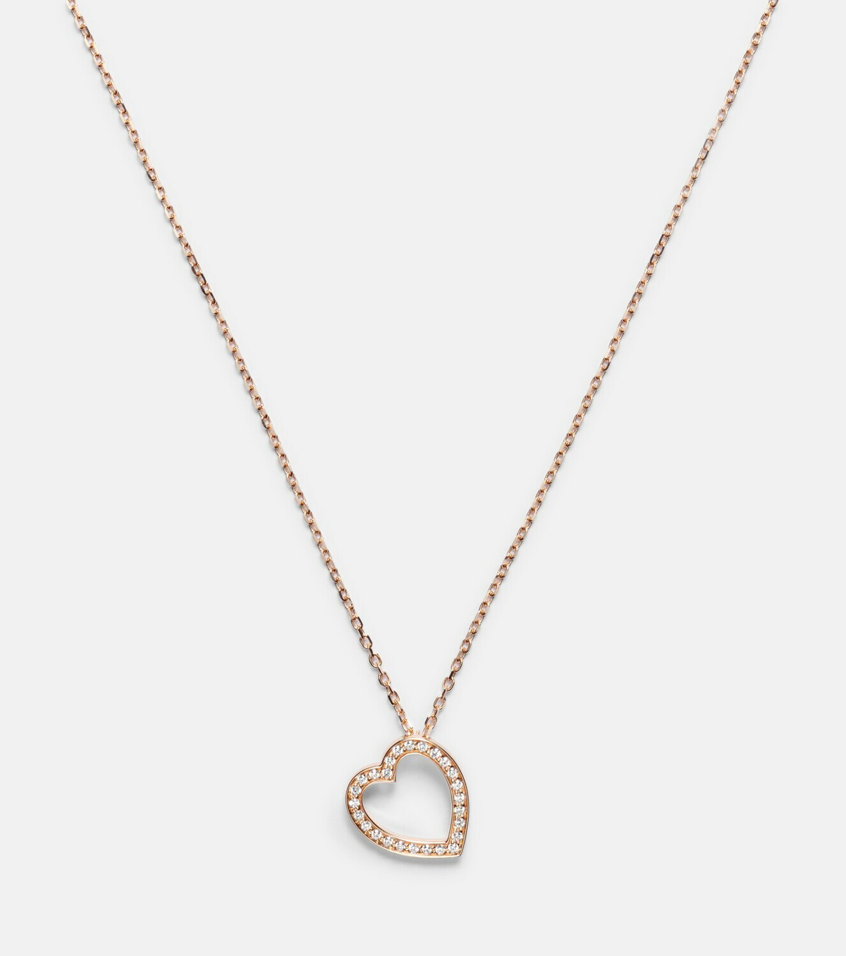 Repossi Antifer 18kt rose gold (750/1000) pendant necklace with diamonds