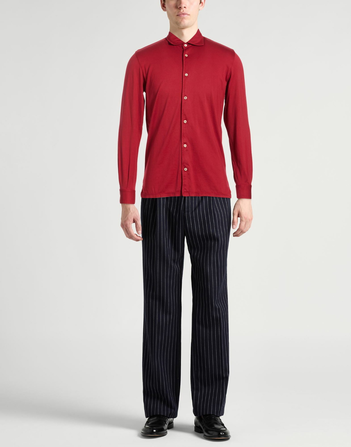 Fedeli Mens Shirt Brick
