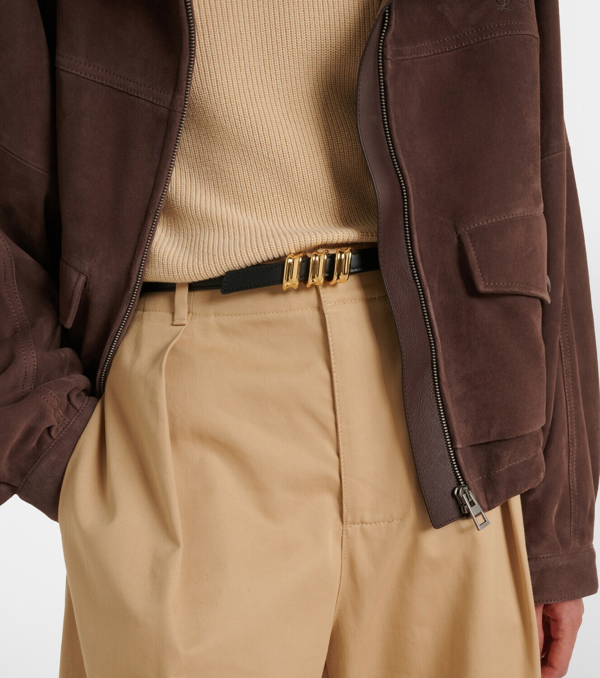 Loewe Coil leather belt