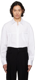 Feng Chen Wang White Paneled Shirt
