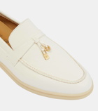 Loro Piana Summer Charms Walk leather loafers