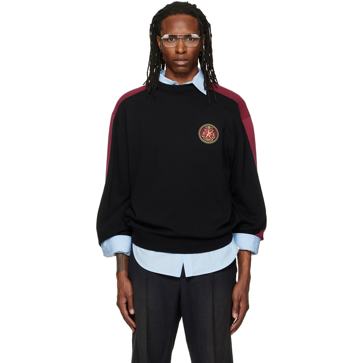 Gosha Rubchinskiy Graphic Turtle Neck Knit Gosha Rubchinskiy x adidas