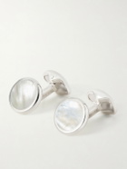 Deakin & Francis - Mother-of-Pearl and Sterling Silver Cufflinks