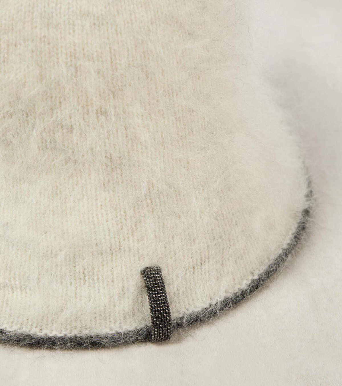 Brunello Cucinelli Knitted mohair-blend cloche hat