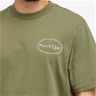 Museum of Peace and Quiet Men's Museum Hours T-Shirt in Olive