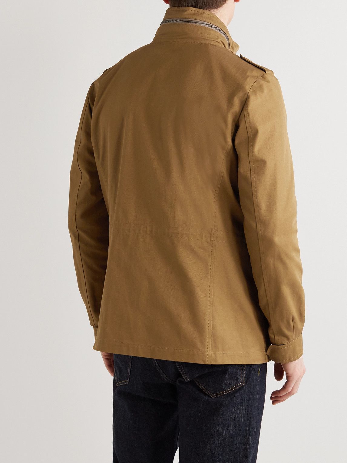 MP Massimo Piombo - Cotton-Drill Field Jacket - Brown