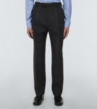 Gucci - Straight wool and cashmere pants