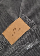 PS Paul Smith Tapered-leg Corduroy Trousers Grey