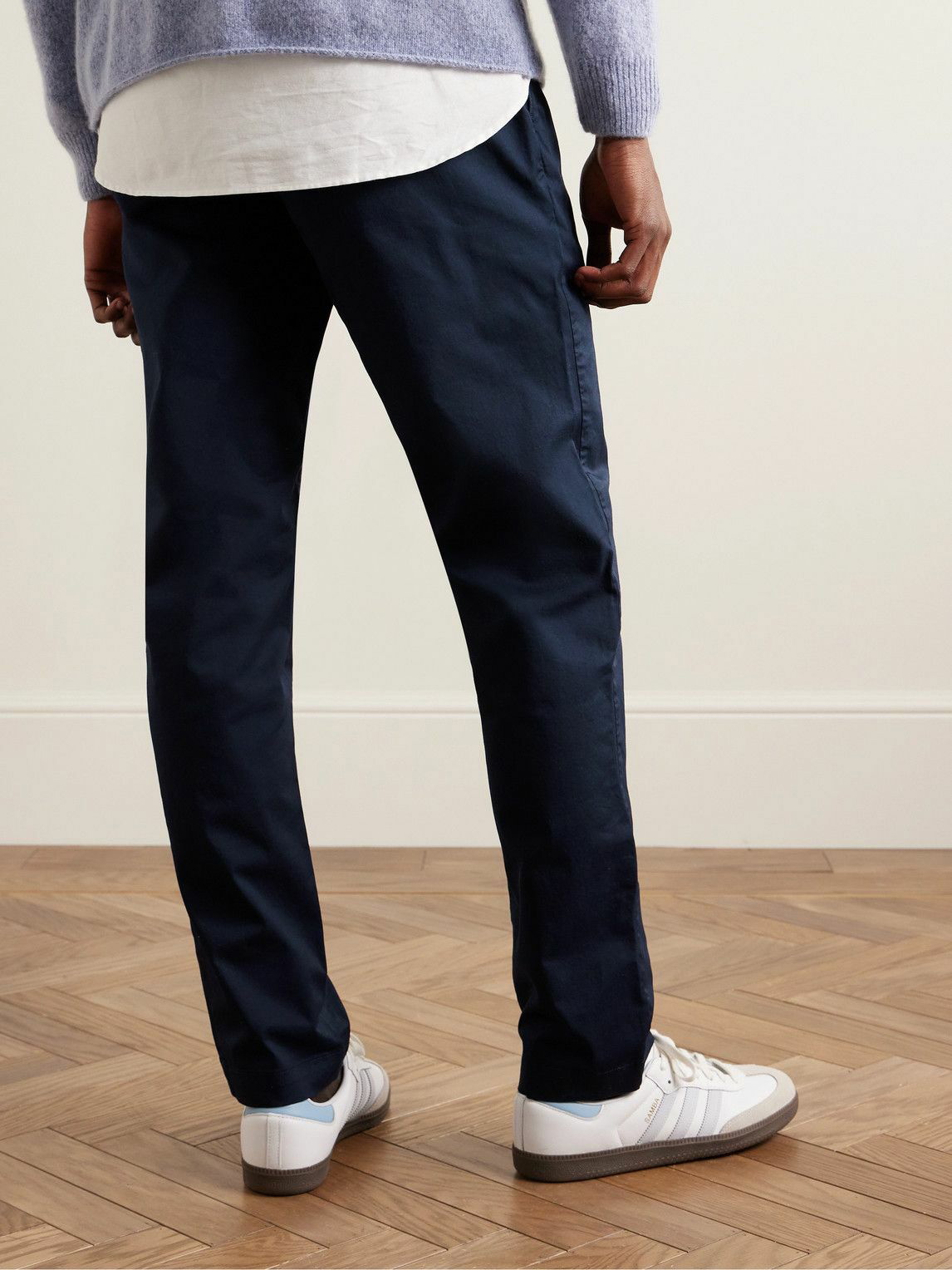 Slim-Fit Stretch-Cotton Twill Chinos