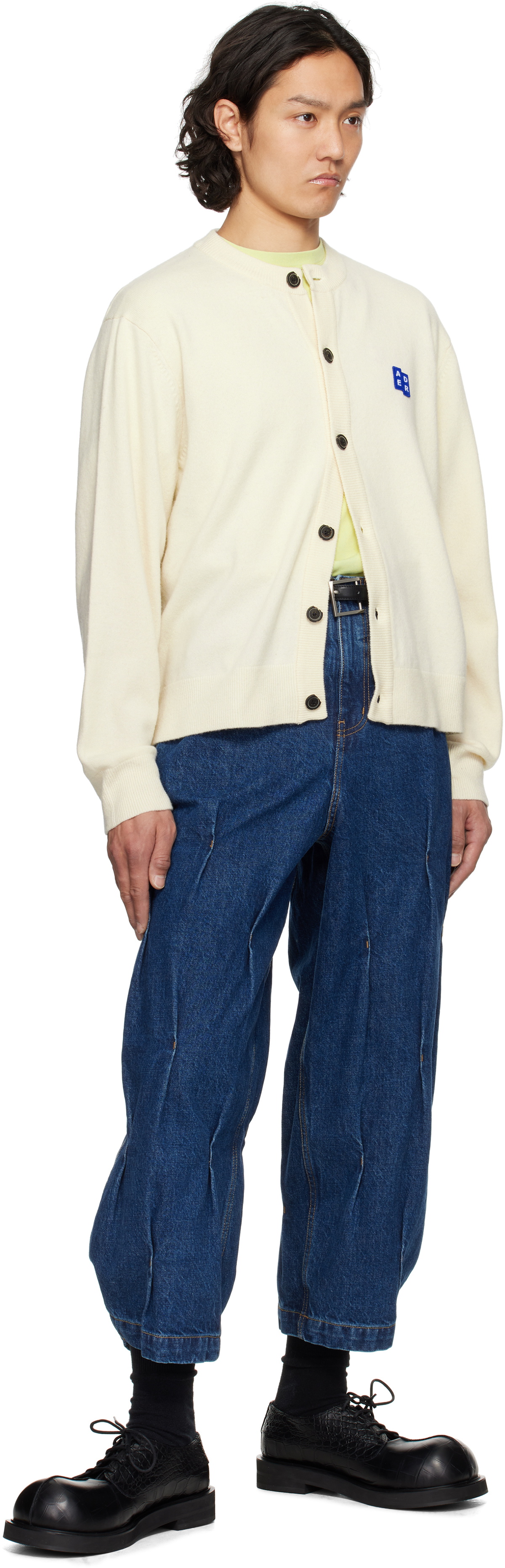 ADER error Off-White Sig; TRS Tag 02 Cardigan