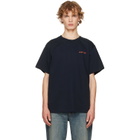 Helmut Lang Navy Logo T-shirt