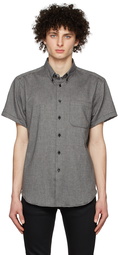 Naked & Famous Denim Grey Organic Cotton Shirt