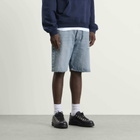 Picante Men's Distressed Denim Short in Thrashed Blue