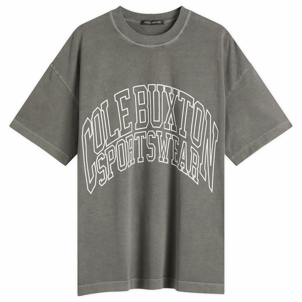 Cole Buxton Men's Sportswear Arc T-Shirt in Washed Black Cole Buxton
