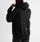 Ader Error - Oversized Logo-Embroidered Cotton-Blend Jersey Hoodie - Black