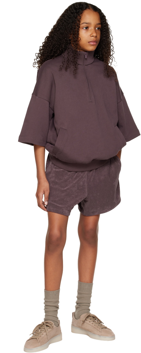 Essentials Kids Purple Patch Shorts
