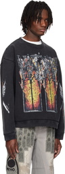 Who Decides War Black Ember Chapel Crewneck Sweatshirt