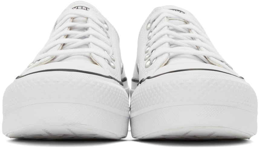 Converse White Chuck Taylor All Star Lift OX Sneakers