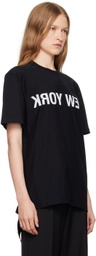Helmut Lang Black New York Seatbelt T-shirt