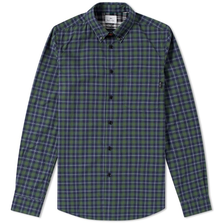 Photo: Paul Smith Tailored Fit Button Down Check Shirt