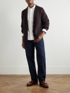 Altea - Shawl-Collar Wool and Cashmere-Blend Cardigan - Burgundy