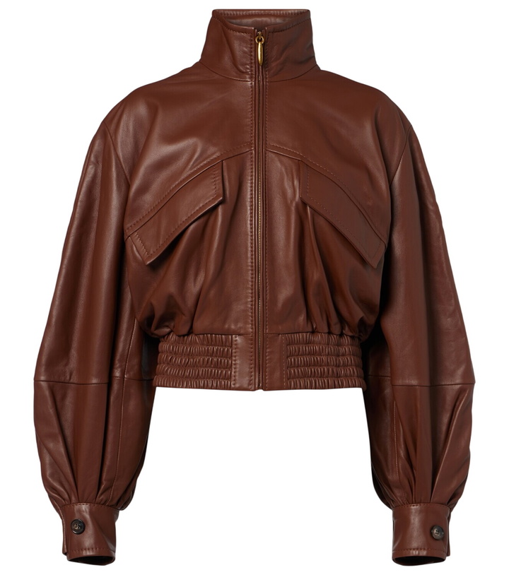 Photo: Zimmermann Luna leather bomber jacket