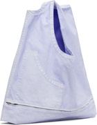 ISSEY MIYAKE Blue Sculptural Convertible Vest Bag
