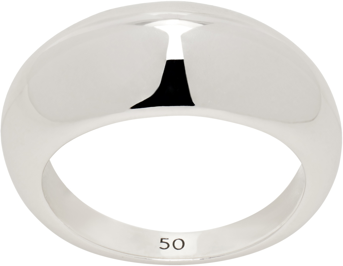 正規 美品 LEMAIRE DROP RING SILVER 11号 513P▲ LEMAIRE Silver Chunky Drop Ring Lemaire