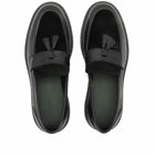 Vinnys Men's VINNY's Richee Tassel Loafer in Black Crust Leather/Suede